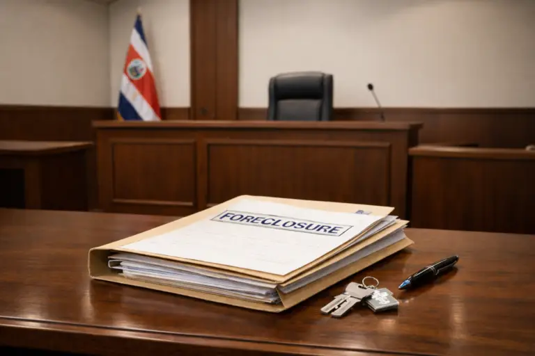 Mortgage foreclosure in Costa Rica liens. Procesos de ejecucion hipotecaria y prendaria